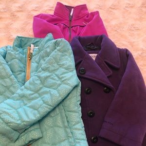 3 lot jacket bundle. Girl size 2T.
